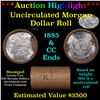 ***Auction Highlight*** 1885 & CC Uncirculated Morgan Dollar Shotgun Roll (fc)