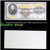 Image 1 : Proof 1878 $10,000 United States Note - BEP Intaglio Souvenir Card Grades Proof