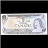 Image 2 : 1973 $1 Canadian Note Sig. Crow-Bouey Grades Gem CU