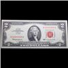 Image 2 : 1963 $2 Red seal United States Note Grades Gem CU