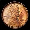 Image 2 : 1909 vdb Lincoln Cent 1c Grades GEM Unc RB