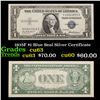 1935F $1 Blue Seal Silver Certificate Grades Select CU