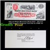Proof 1857 $2 White Mountain Bank Note - Obverse BEP Intaglio Souvenir Card SO-33, IPMS '83 Grades P