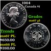 1964 Canada Dollar $1 Grades GEM++ PL