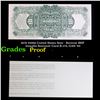 Proof 1878 $1000 United States Note - Reverse BEP Intaglio Souvenir Card B-170, GAN '93 Grades Proof