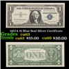 1957A $1 Blue Seal Silver Certificate Grades Select CU