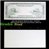 Image 1 : Proof 1915 $20 Federal Reserve Note - Reverse BEP Intaglio Souvenir Card B-061, ANA '83 Grades Proof