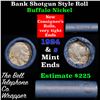 Image 1 : Buffalo Nickel Shotgun Roll in Old Bank Style 'Bell Telephone'  Wrapper 1924 & S Mint Ends