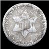 Image 2 : 1852 Three Cent Silver 3cs Grades vg, very good
