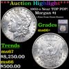 ***Auction Highlight*** 1902-o Morgan Dollar Near TOP POP! $1 Graded ms66+ BY SEGS (fc)