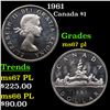 1961 Canada Dollar $1 Grades GEM++ PL