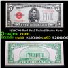 Image 1 : 1928C $5 Red Seal United States Note Grades Gem+ CU
