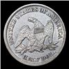 Image 3 : 1858-p Seated Half Dollar 50c Grades Choice AU