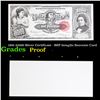 Proof 1891 $1000 Silver Certificate - BEP Intaglio Souvenir Card Grades Proof