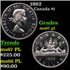 1962 Canada Dollar $1 Grades GEM++ PL