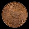 Image 3 : 1951 Great Britain 1 Farthing KM-867 Grades Select Unc BN