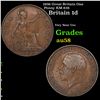 1936 Great Britain One Penny KM-838 Grades Choice AU/BU Slider