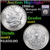 ***Auction Highlight*** 1886-o Morgan Dollar $1 Graded ms63 BY SEGS (fc)