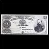 Image 2 : Proof 1890 $2 Treasury Note - Obverse BEP Intaglio Souvenir Card B-251, FUN 2001 Grades Proof