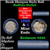 Image 1 : Buffalo Nickel Shotgun Roll in Old Bank Style 'Bell Telephone'  Wrapper 1928 & D Mint Ends