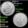 1897-o Morgan Dollar $1 Grades Select AU