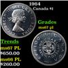 1964 Canada Dollar $1 Grades GEM++ PL