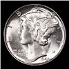 Image 2 : 1944-p Mercury Dime 10c Grades GEM++ Unc