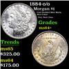 1884-o/o Morgan Dollar $1 Grades Choice+ Unc