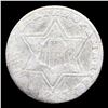 Image 2 : 1857 Three Cent Silver 3cs Grades vg+