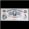 Image 2 : Proof 186- $10 Exchange Bank of St. Louis Note, Obverse BEP Intaglio Souvenir Card SO-010, ANA Museu