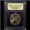 Image 2 : 1992-p Olympics Modern Commem Half Dollar 50c Graded ms70, Perfection By USCG