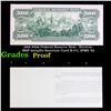 Image 1 : Proof 1918 $500 Federal Reserve Note - Reverse BEP Intaglio Souvenir Card B-171, IPMS '93 Grades Pro