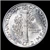 Image 3 : 1940-p Mercury Dime 10c Grades GEM+ Unc