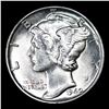 Image 2 : 1940-p Mercury Dime 10c Grades GEM+ FSB