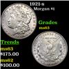 Image 1 : 1921-s Morgan Dollar $1 Grades Select Unc
