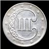 Image 3 : 1853 Three Cent Silver 3cs Grades Choice AU/BU Slider+