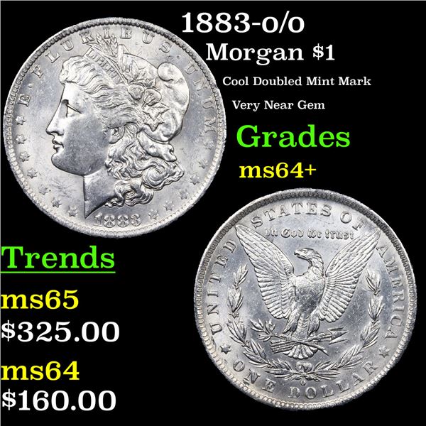 1883-o/o Morgan Dollar $1 Grades Choice+ Unc