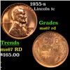 Image 1 : 1955-s Lincoln Cent 1c Grades GEM++ Unc RD
