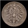 Image 3 : 1875D Germany 1 Mark Silver KM-7 Grades f, fine
