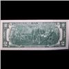 Image 3 : 1976 $2 Federal Reserve Note 1st Day of Issue, with Stamp (Philadelphia, PA) Grades Choice AU/BU Sli