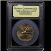 Image 2 : 1992-p Olympics Modern Commem Half Dollar 50c Graded ms70, Perfection By USCG