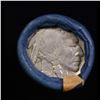Image 2 : Buffalo Nickel Shotgun Roll in Old Bank Style 'Bell Telephone'  Wrapper 1927 & D Mint Ends