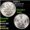 Image 1 : 1890-s Morgan Dollar $1 Grades Choice Unc
