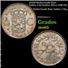 1942S Netherlands East Indies 1/10 Gulden Silver KM-318 Grades GEM Unc
