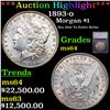 ***Auction Highlight*** 1893-o Morgan Dollar $1 Graded ms64 BY SEGS (fc)
