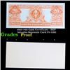 Proof 1905 $20 Gold Certificate - BEP Intaglio Souvenir Card Fr-1180 Grades Proof