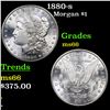 Image 1 : 1880-s Morgan Dollar $1 Grades GEM+ Unc