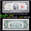 Image 1 : 1963 $2 Red seal United States Note Grades Gem CU