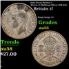 1942 Great Britain 1 Florin (2 Shilling) Silver KM-855 Grades Choice AU
