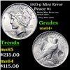 Image 1 : 1923-p Peace Dollar Mint Error $1 Grades Choice+ Unc